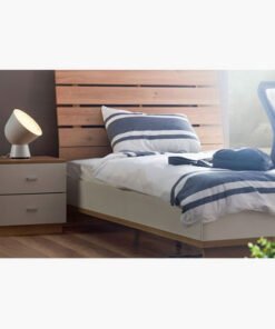 Moonlight Twin Bed with Raised Headboard - 120x200...