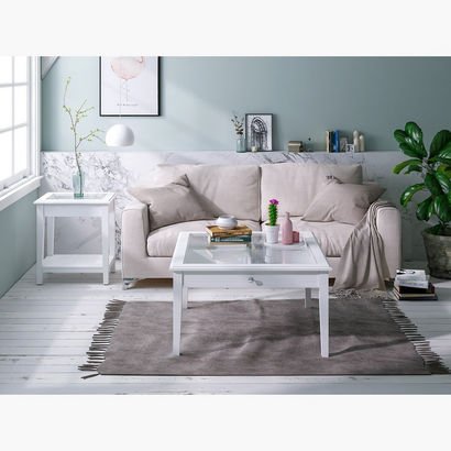 Lawrence Square Coffee Table with Drawer