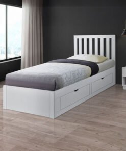 Patara Single Bed with 4-Drawers - 90x200 cm