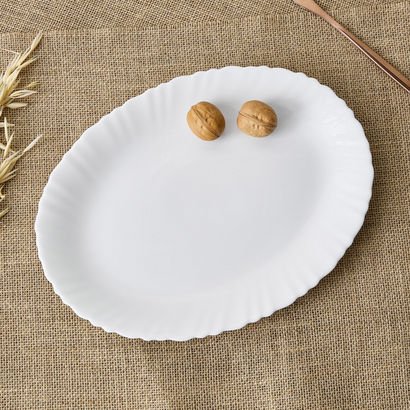 Pearl Opal Oval Platter - 32 cm