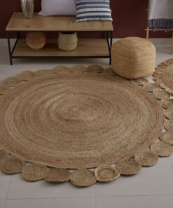 Natura Tapis Hand Braided Jute Rug - 200 cm