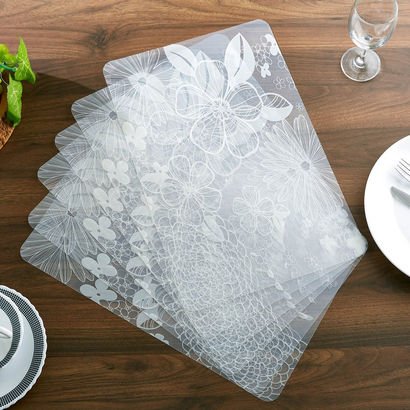 Blossom 12-Piece Placemat and Coaster Set