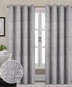 Martha Jacquard Blackout Curtain Pair - 140x300 cm