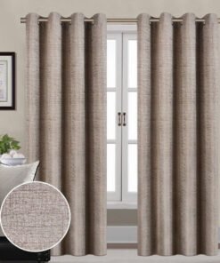 Martha Jacquard Blackout Curtain Pair - 140x300 cm