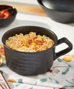 Classic Soupy Noodles Bowl with Handle - 13 cm