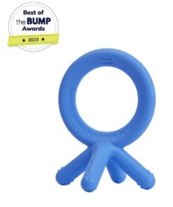 comotomo Silicone Baby Teether Blue