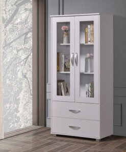 Kairo 2-Door Showcase with 2 Drawers
