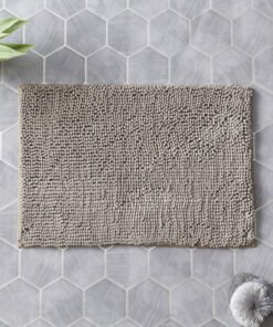 Nicole Anti Skid Foam Padded Chenille Bath Mat 40X...