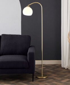 Blaze Metal Arc Floor Lamp with Shade - 146 cm