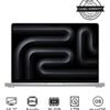 Apple MacBook Pro MW2X3 Liquid XDR Retina 14-Inch Display, M4 Chip 10-Core CPU 10-Core GPU Processor/16GB RAM/1TB SSD/macOS English/Arabic Silver