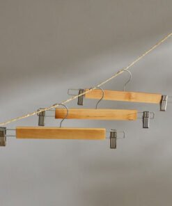Forest Wooden Trouser Clothes Hanger - Set of 3