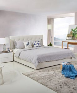 Oakland Upholstered King Bed - 180x200 cm