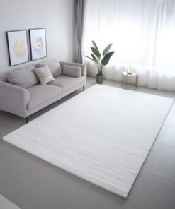 Faux Rabbit Fur Rug - 200x300 cm
