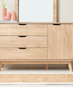 Nordica 3-Drawer 1-Door Master Dresser without Mir...