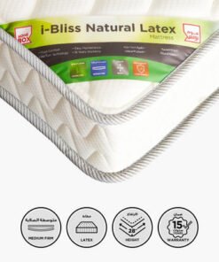 SleepLuxe iBliss Natural Latex Medium Firm Pocket ...