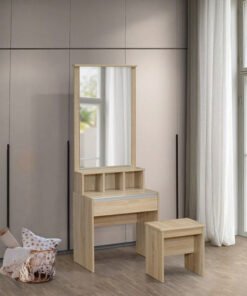 Oasis Cambridge 1-Drawer Dresser with Mirror and S...