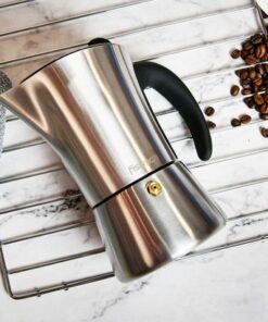 Fissman Stainless Steel Coffee Maker - 16x10x19 cm