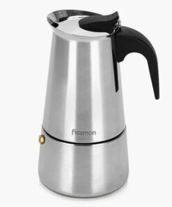 Fissman Stainless Steel Coffee Maker - 13x10x19 cm