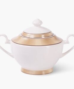 Fissman Porcelain Sugar Bowl - 18x11.5x12 cm