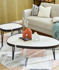 Diego Sintered Stone Coffee Table - Set of 2