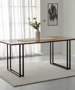Vendra Montana Live Edge 6-Seater Solid Wood Dinin...