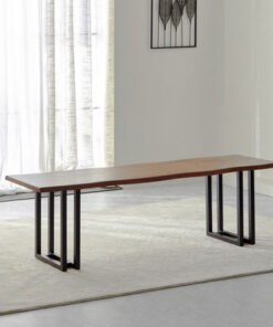 Vendra Montana Live Edge Solid Wood Bench