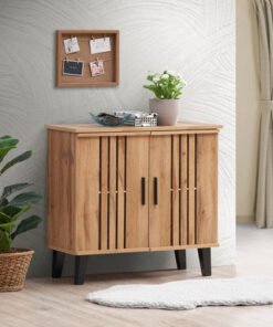 Porto 9-Pair Shoe Cabinet with 2 Doors