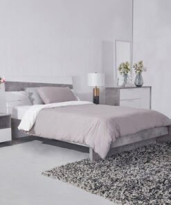 Patara Ancona Queen Bed with Floating Footboard - ...