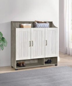 Angelic 26-Pair Shoe Cabinet with 3 Doors