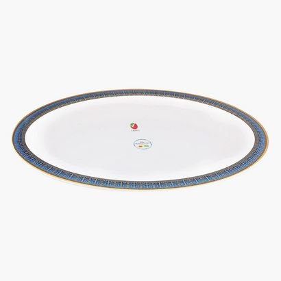 Large Oval Serving Platter - 36x33x4 cm