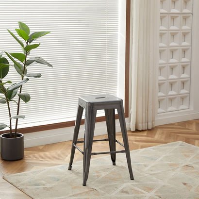 Urban Tolix Large Metal Bar Stool