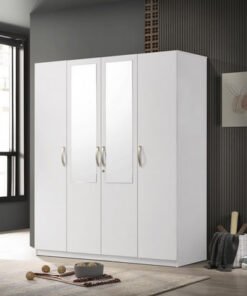 Kulltorp Plus 4-Door Wardrobe with Mirror