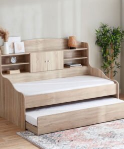 Cooper Single Cabin Bed with Pull-Out Bed - 90x190...