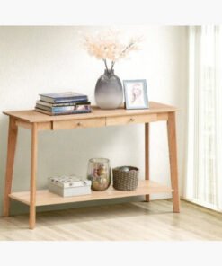 Nordic Console Sofa Table with 2 Drawers