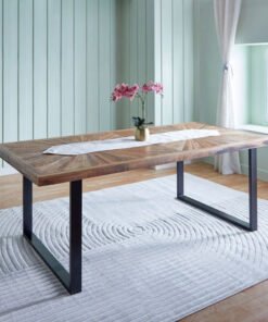 Cavon Florya 8-Seater Solid Wood Dining Table