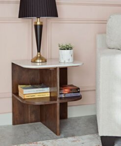 Alida Marble Top Side Table