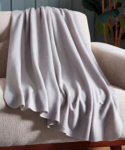 Atlanta Solid Recycled Polar Fleece Throw - 120x16...