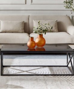 Melody Glass Top Coffee Table