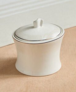Sandra New Bone China Sugar Pot - 300 ml