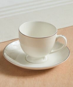 Sandra New Bone China Tea Cup and Saucer - 230 ml