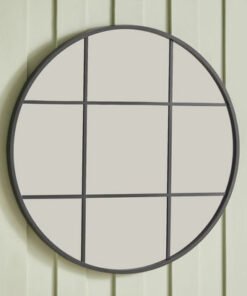 Caseti Wall Mirror with Frame - 80x80x3 cm