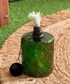 Eden Cylindrical Glass Torch Bottle with Fibre Gla...