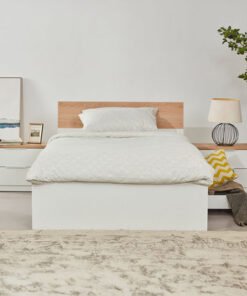 Milan Twin Bed with Drawers - 120x200 cm