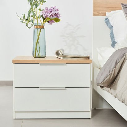 Milan 2-Drawer Nightstand
