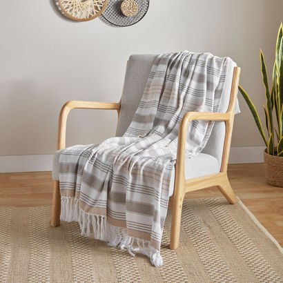 Austin Cotton Woven Throw - 127x152 cm