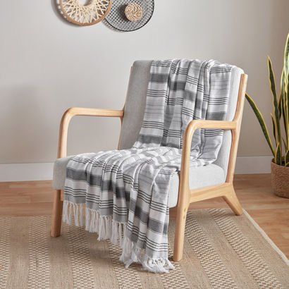 Austin Cotton Woven Throw - 127x152 cm