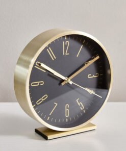 Espiri Aluminium Table Clock - 15x4.3x15.6 cm