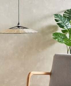 Elbe E27 Pendant Light with Paper Rope Shade - 55....