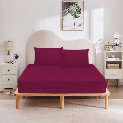 Ultima 3-Piece Single Super Soft Fitted Sheet Set ...