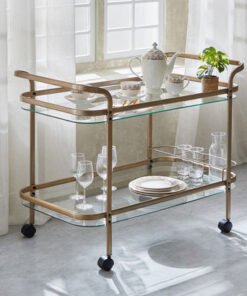 Pearl 2-Tier Large Serving Trolley